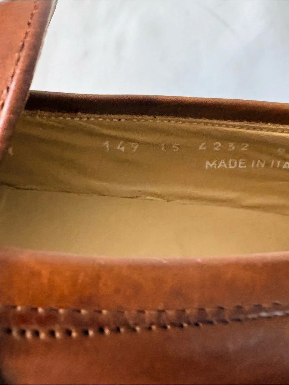 : Johnston & Murphy Italian Leather Tassel Loafers 8.5 M